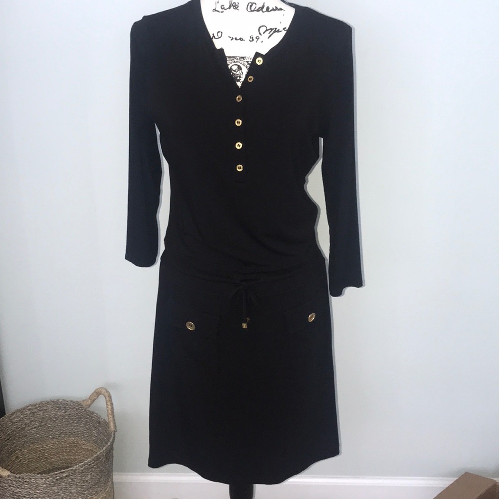 Soft black dress